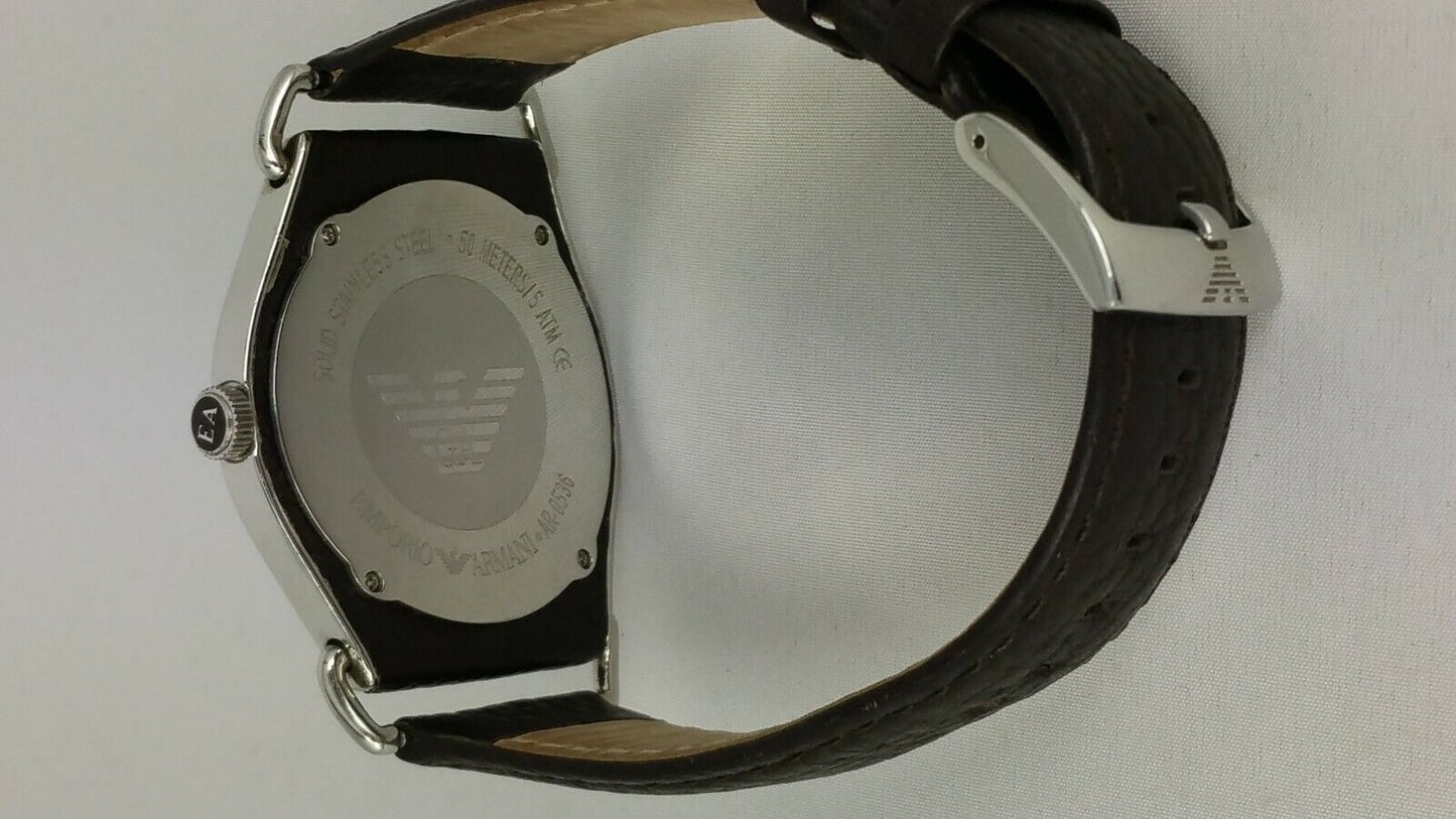 Emporio Armani AR0536 watch solid stainless steel AR-0536 analog 5 ATM