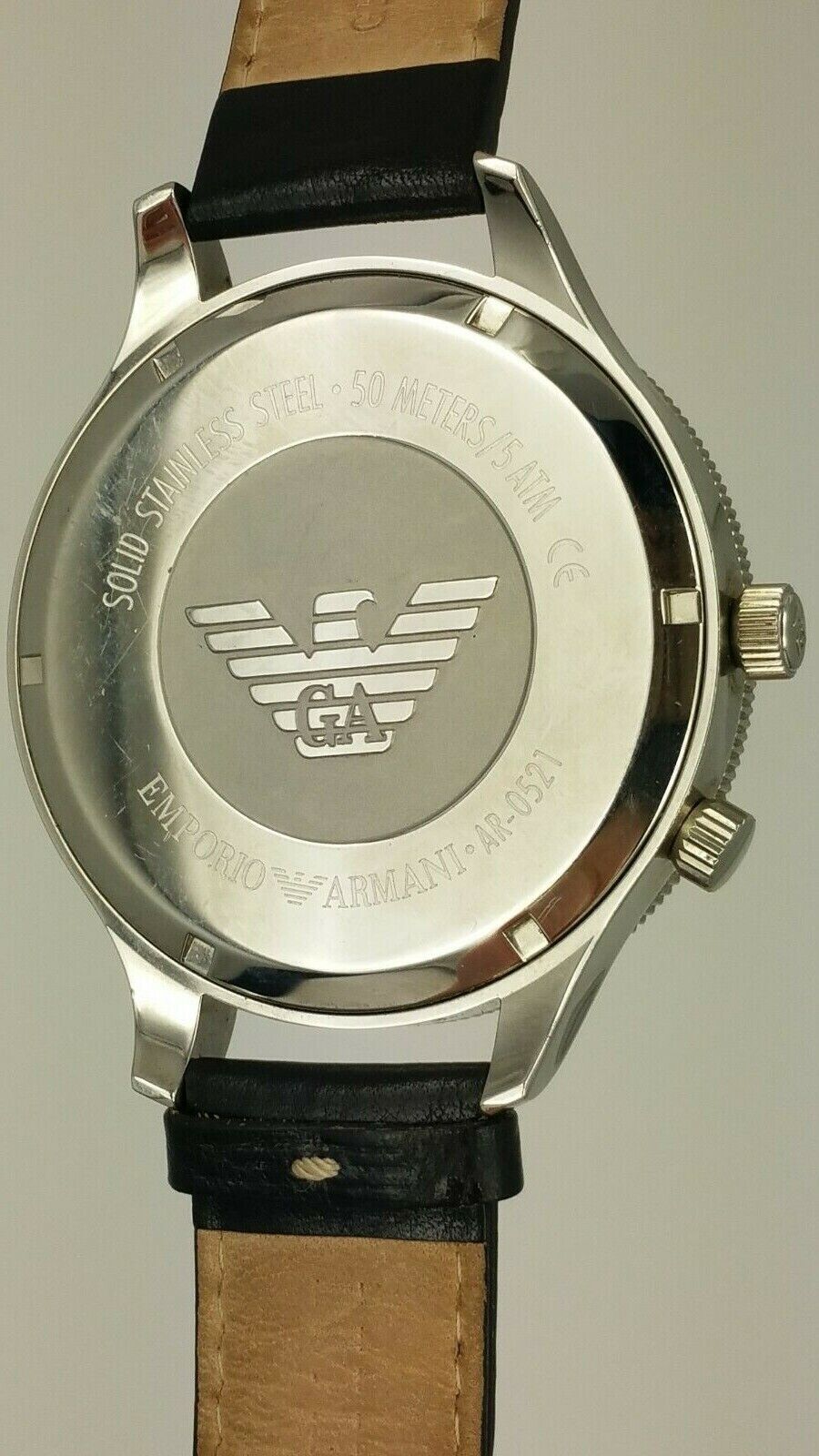 Emporio Armani AR0521 men's XXL watch rare constellation AR-0521 analog 5 ATM