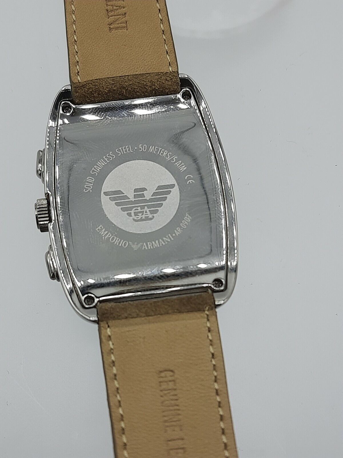 Emporio Armani AR0907 men's watch chrono AR-0907 analog 5 ATM