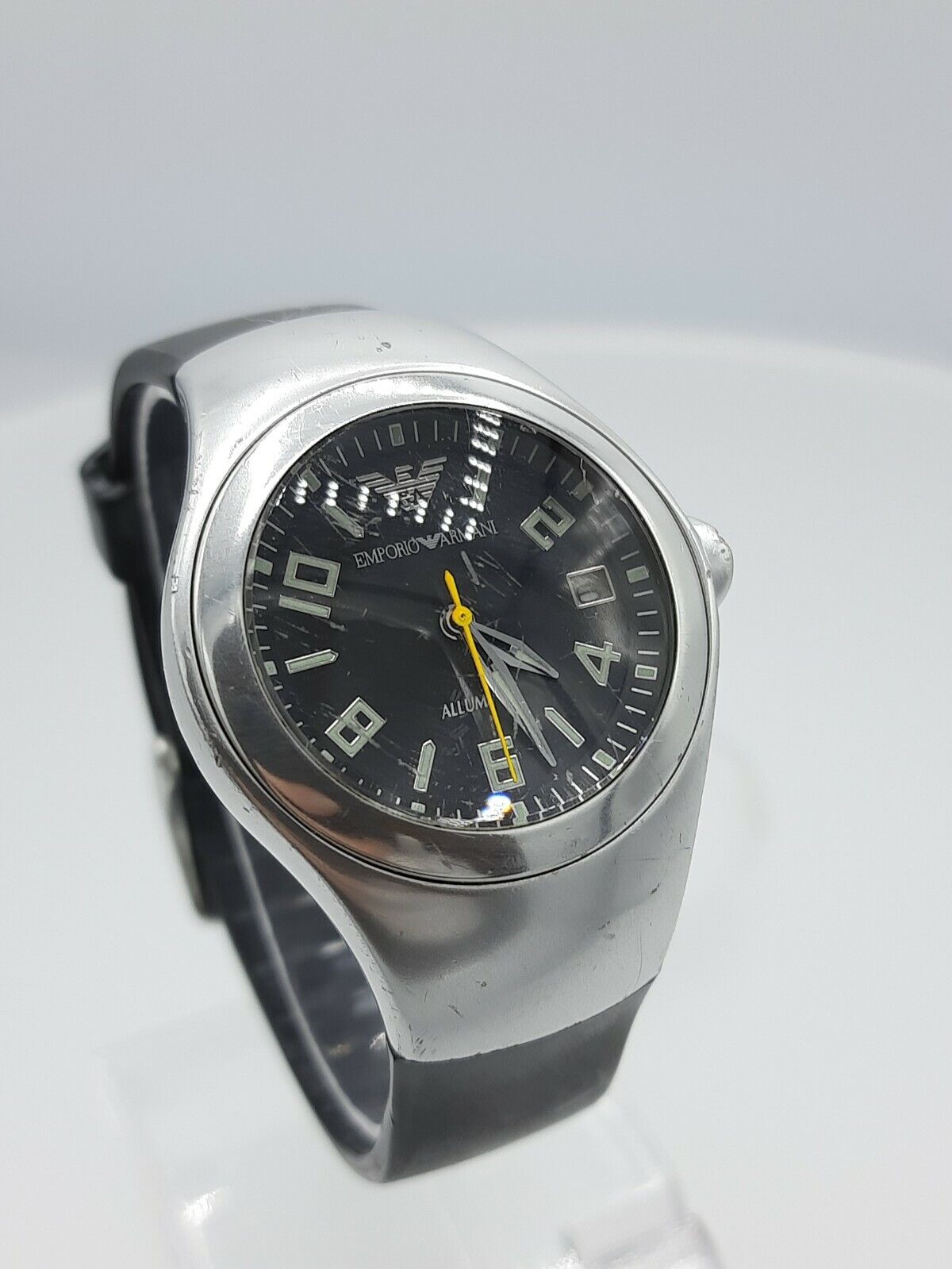 Emporio Armani AR1205 men's aluminum watch AR-1205 analog 10 ATM