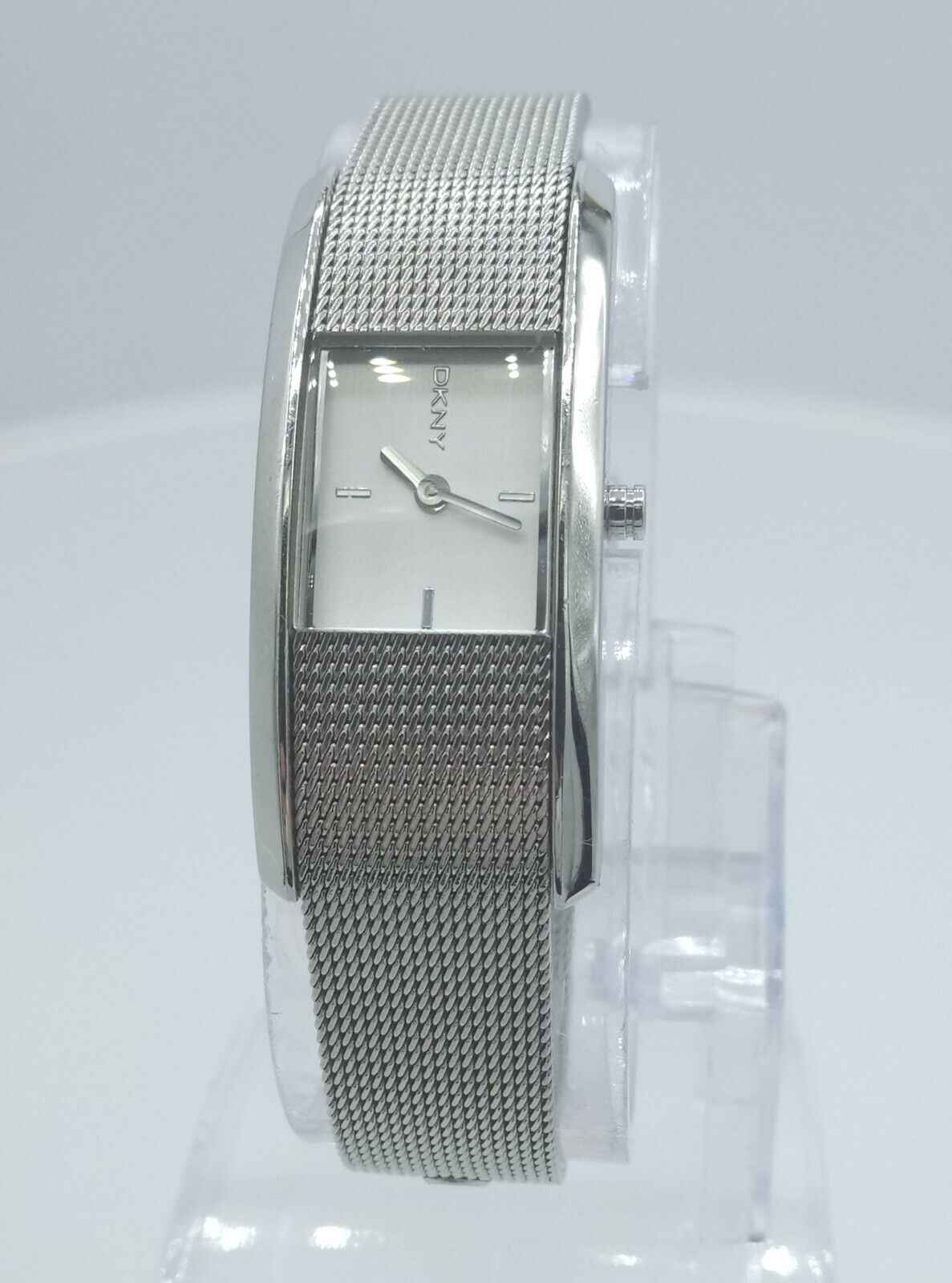 DKNY NY3630 ladies full steel time only watch mesh bracelet NY-3630 3 ATM