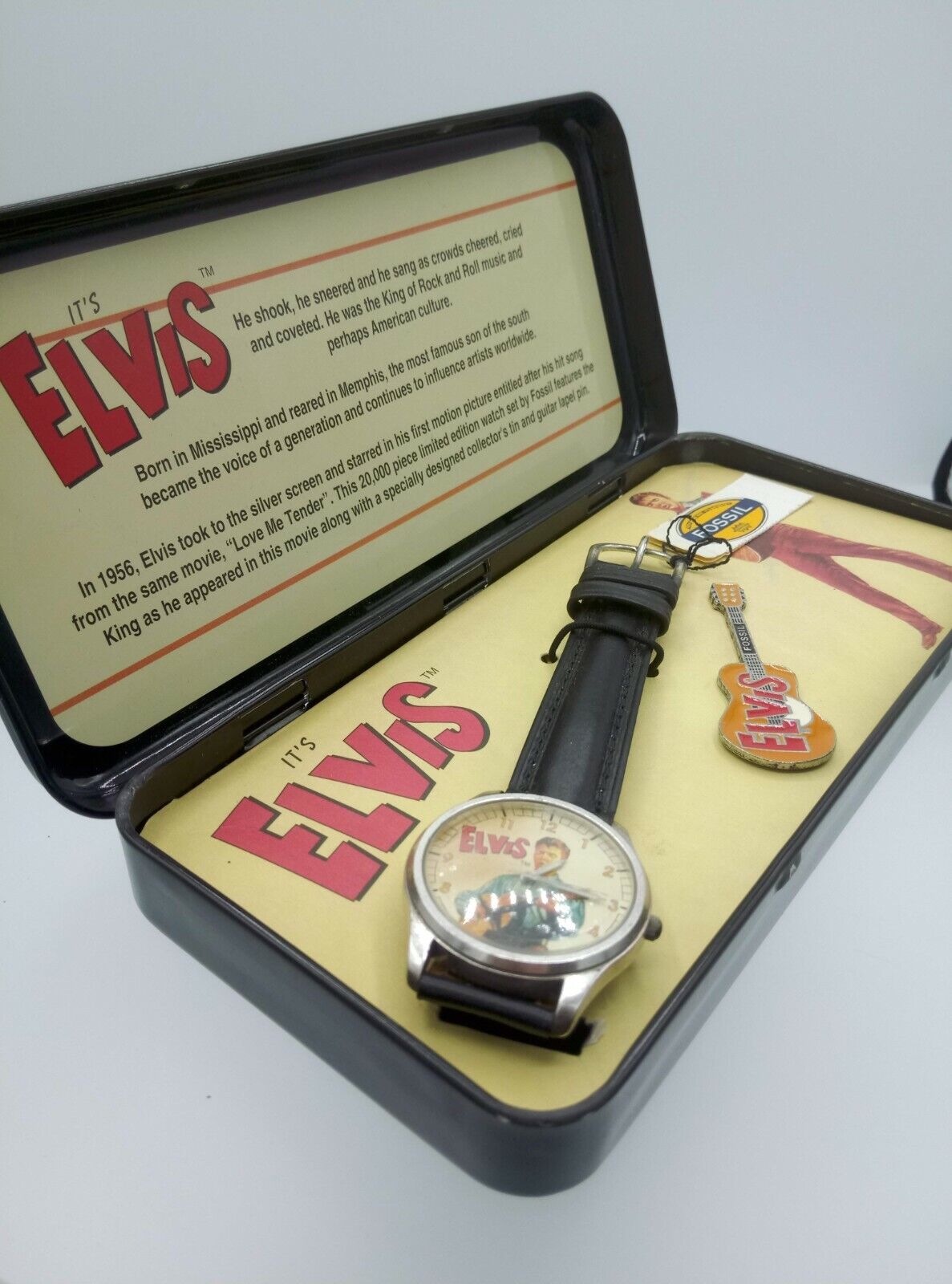 Fossil Elvis Limited edition unisex watch LI-1287 Nr. 14965/20000 NOS