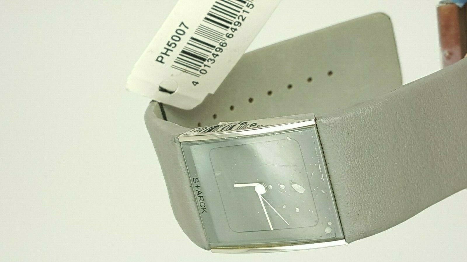 Philippe Starck PH5007 unisex NOS luxury watch gray PH-5007 5ATM