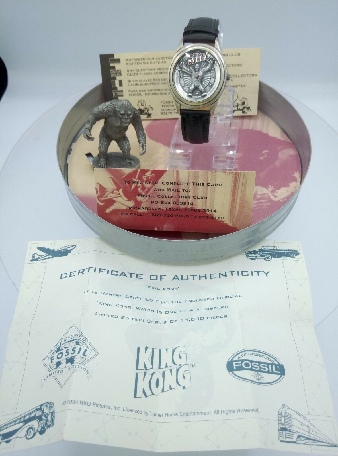 Fossil King Kong Limited edition unisex watch LI-1277 Nr. 6521/15000 NOS