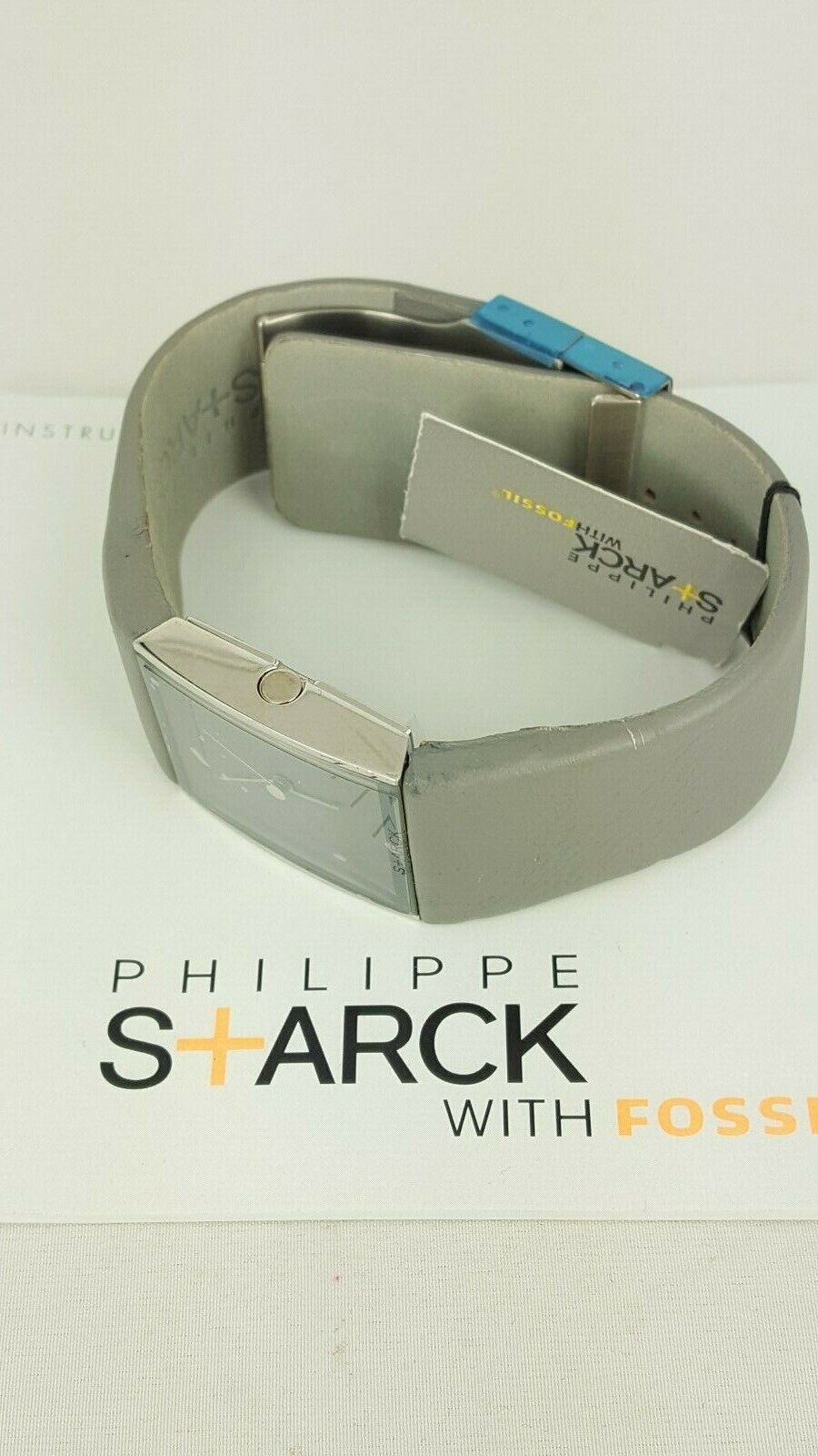 Philippe Starck PH5007 unisex NOS luxury watch gray PH-5007 5ATM