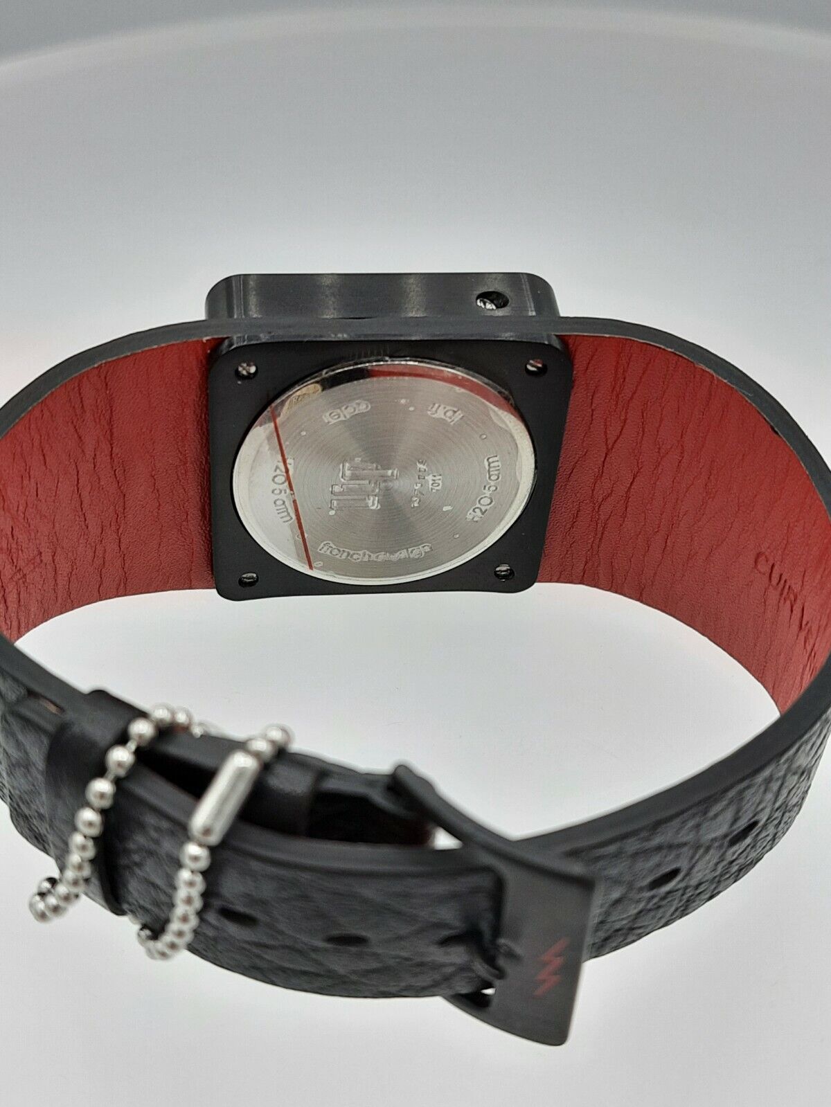 LIP 1871112 men's dgital watch Diode full black red LED French design 5ATM