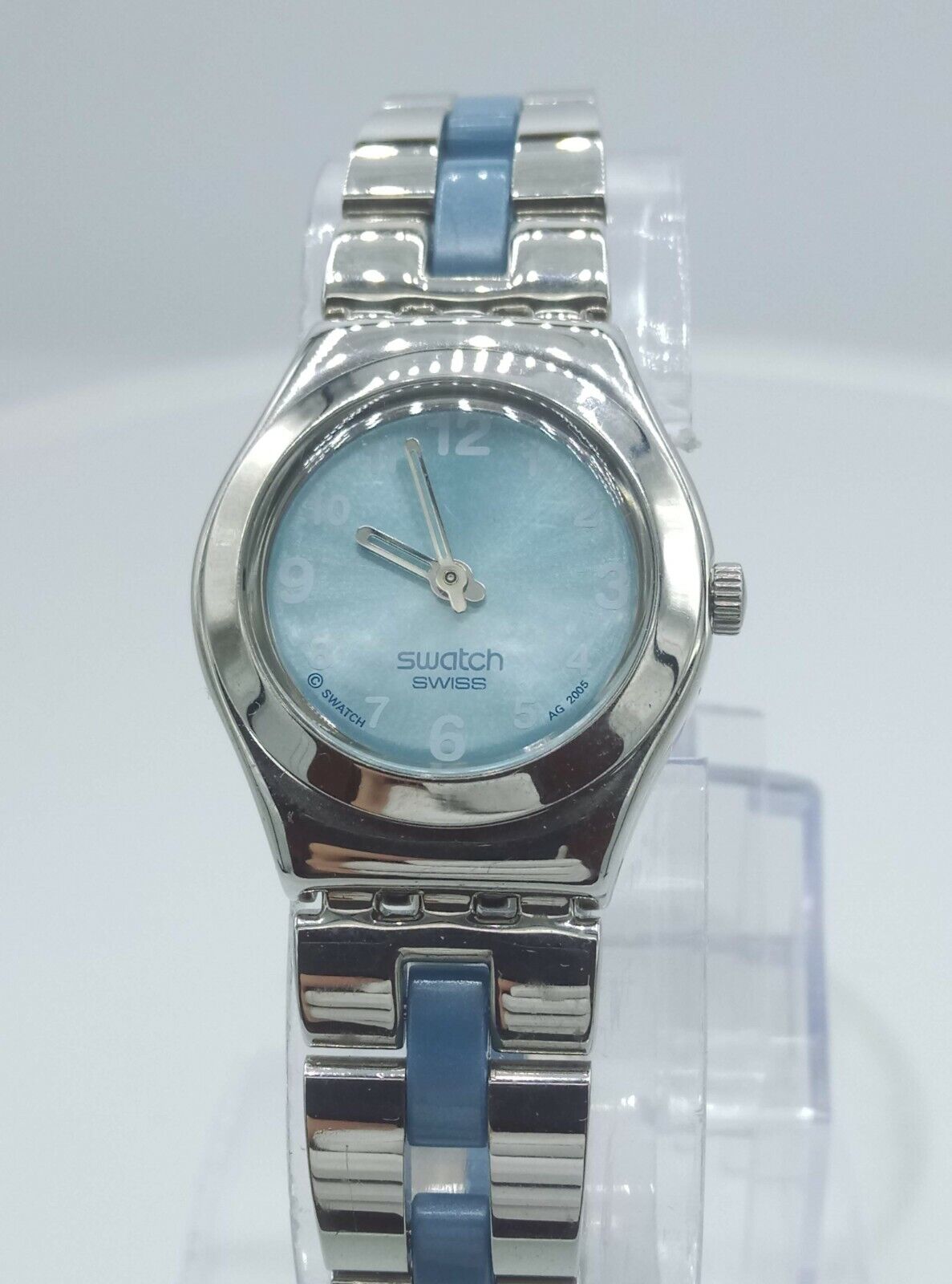 Swatch Irony lady YSS203G ladies watch Blue Silky Swiss made 3 ATM