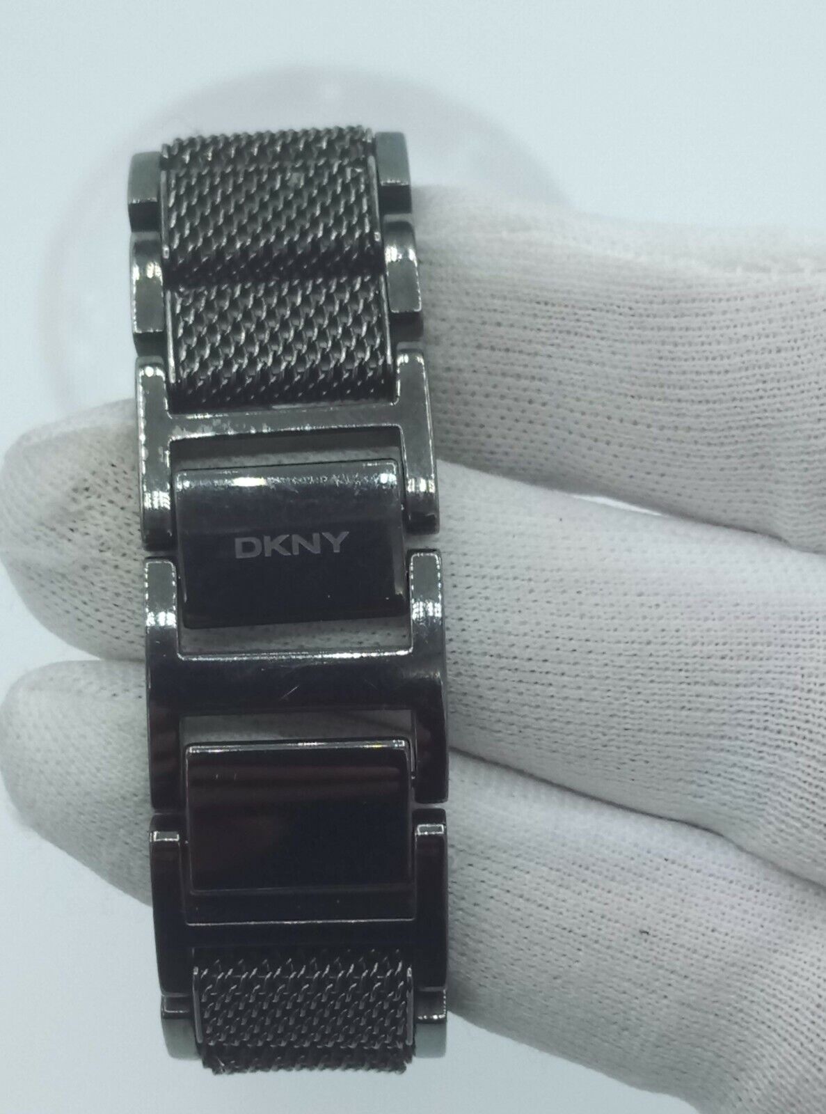 DKNY NY3749 ladies watch full black steel diamonds inserts NY-3749 3 ATM