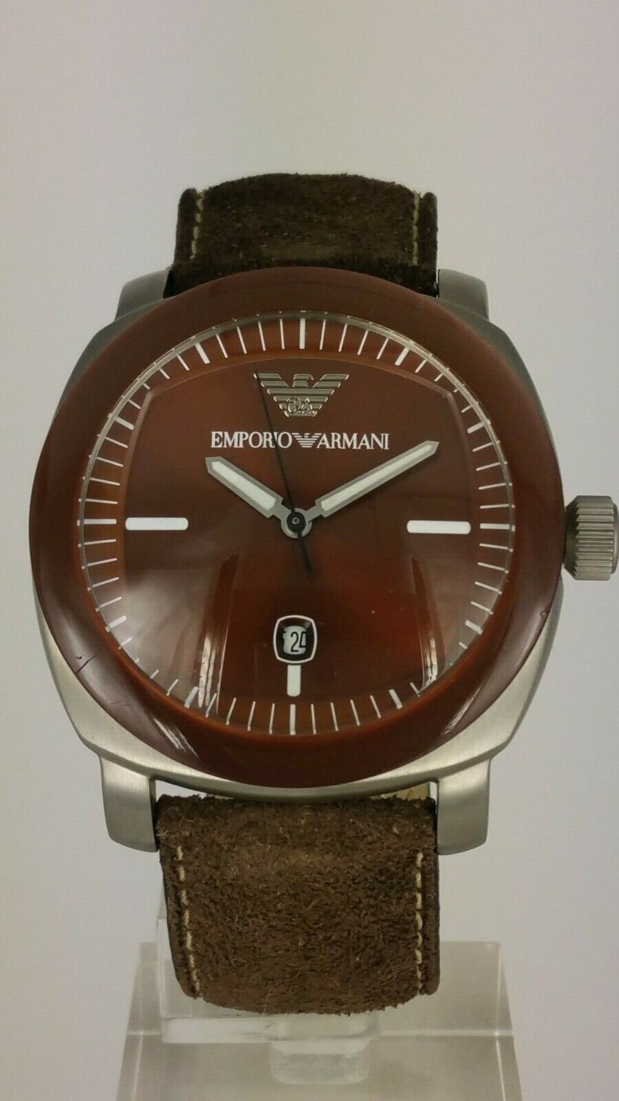 Emporio Armani AR5829 Herrenuhr Massiv Edelstahl AR-5829 Analog 5 ATM