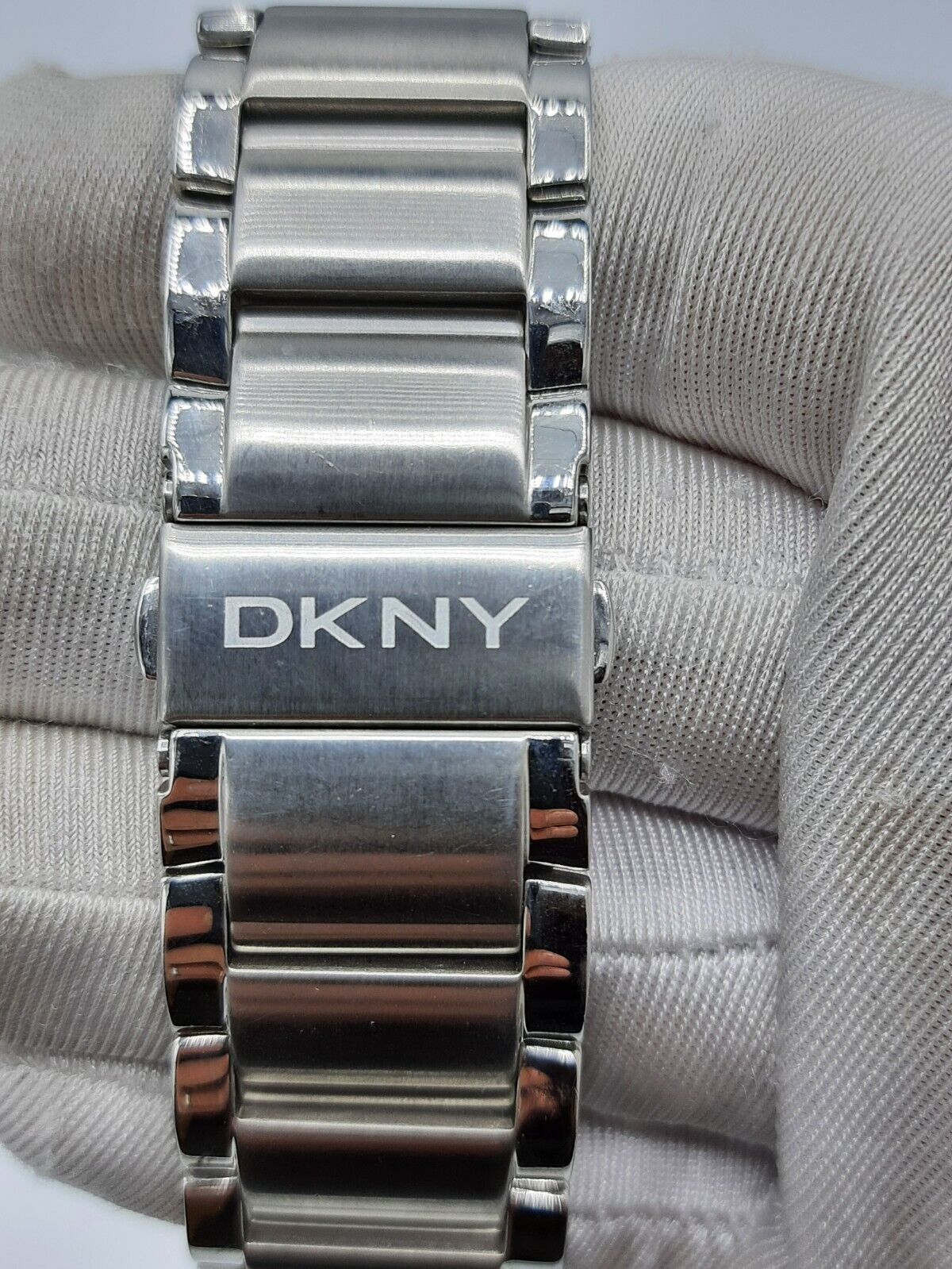 DKNY NY1240 men's watch rectangular solid stainless steel NY-1240 5 ATM