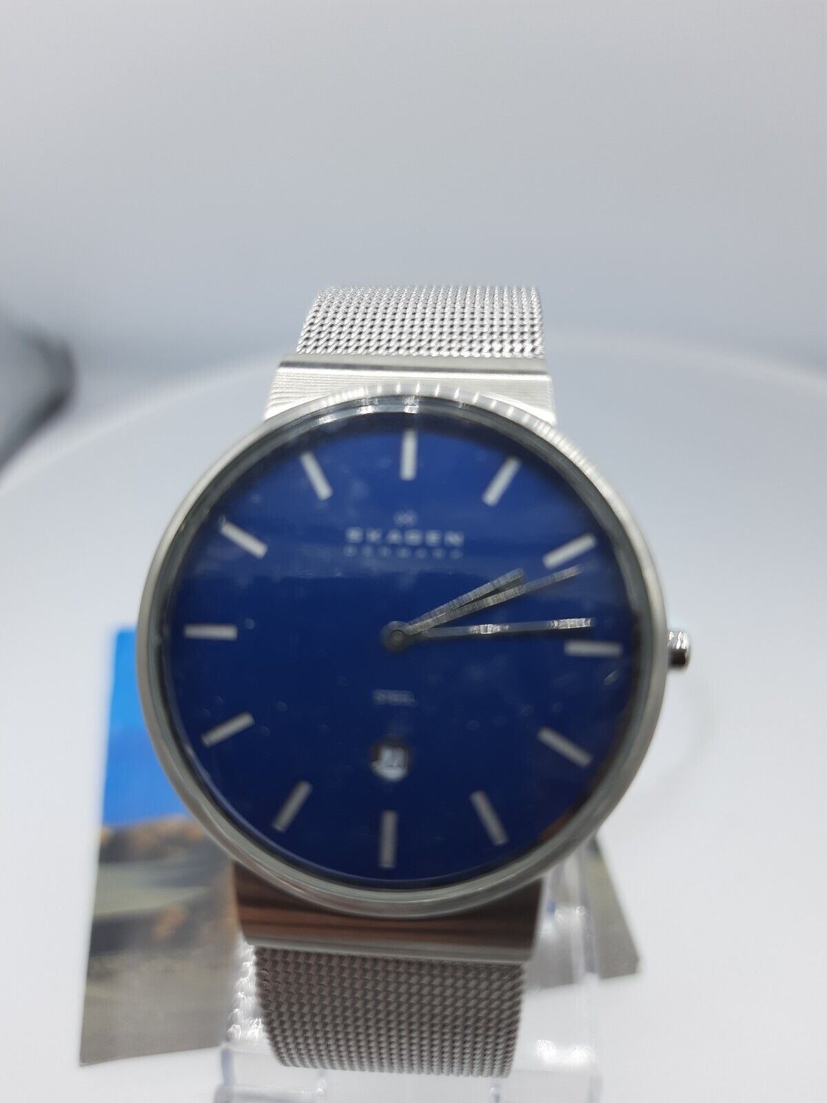 Skagen 351LSSNW men's watch stainless steel blue dial 351LSSNW  3 ATM