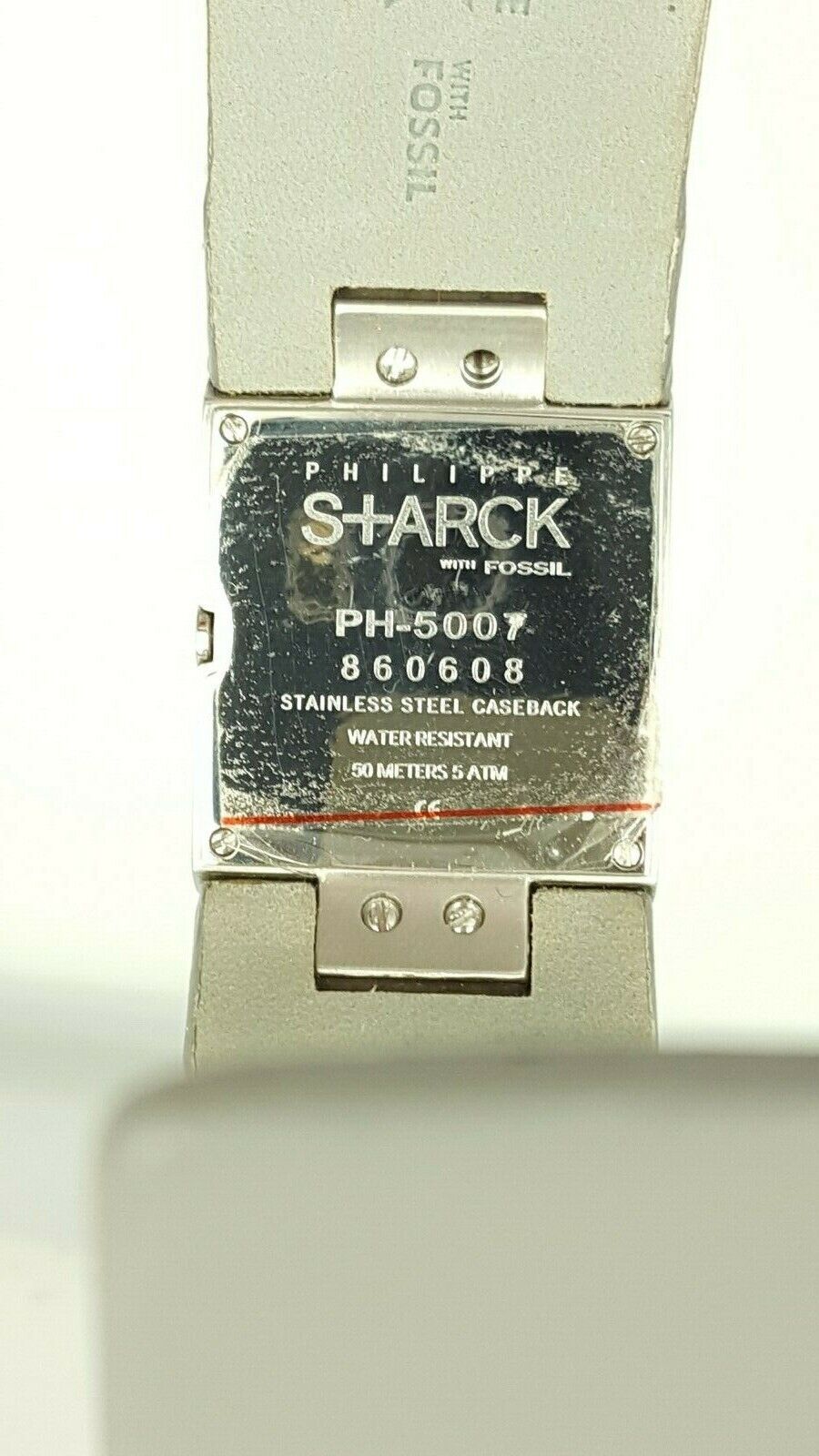 Philippe Starck PH5007 unisex NOS luxury watch gray PH-5007 5ATM