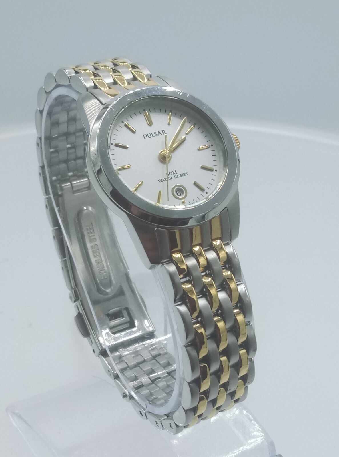 Pulsar VJ22X031 ladies watch solid stainless steel VJ22-X031 analog 5 ATM