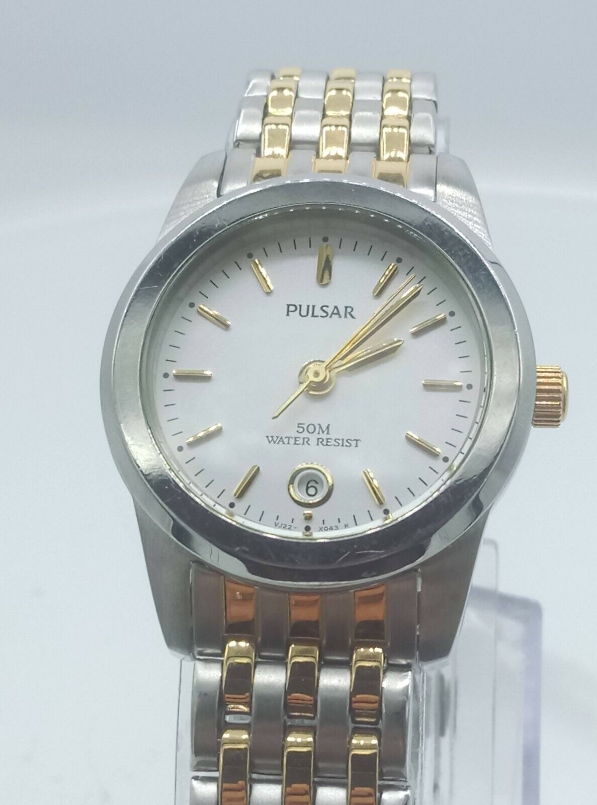 Pulsar VJ22X031 ladies watch solid stainless steel VJ22-X031 analog 5 ATM