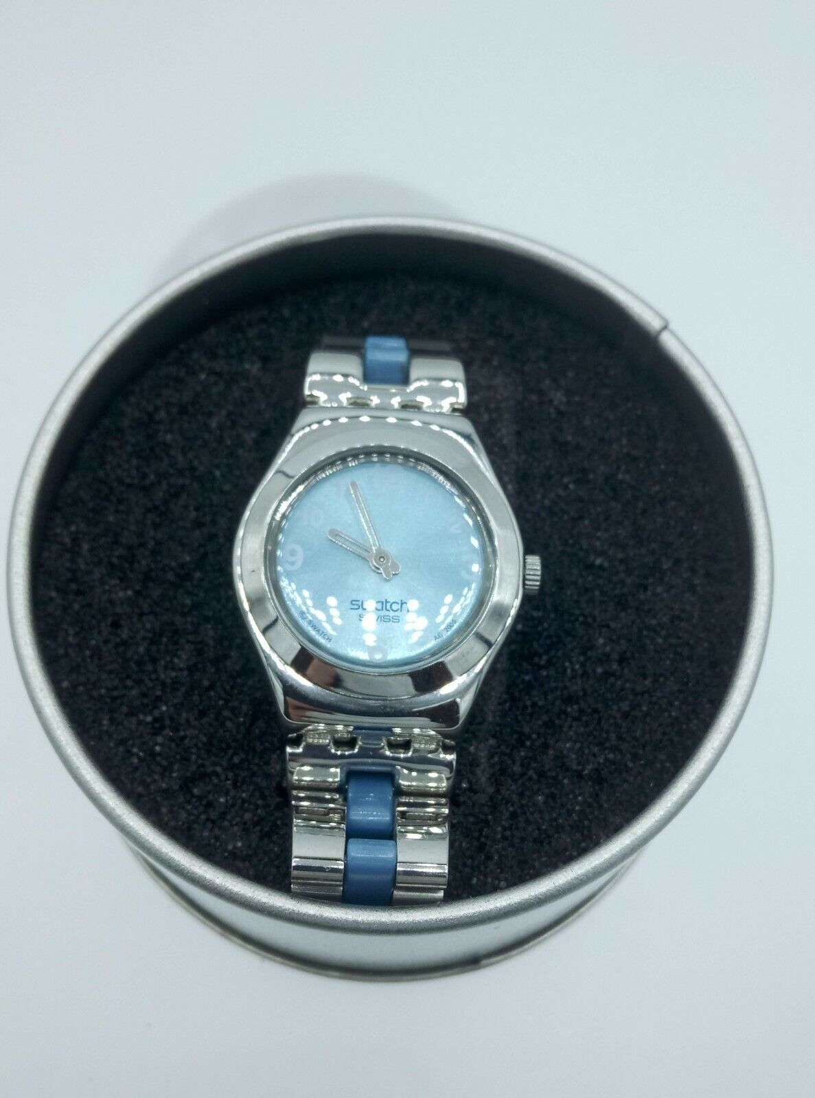 Swatch Irony lady YSS203G ladies watch Blue Silky Swiss made 3 ATM