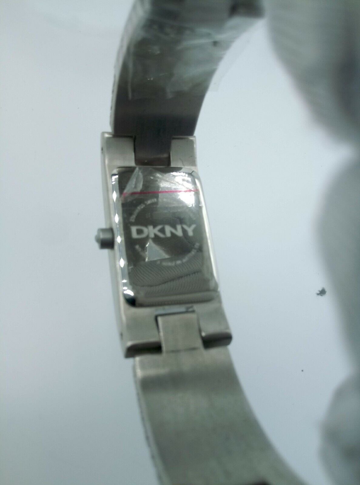 DKNY NY3002 ladies full steel time only watch mesh accents bracelet NY-3002 3ATM