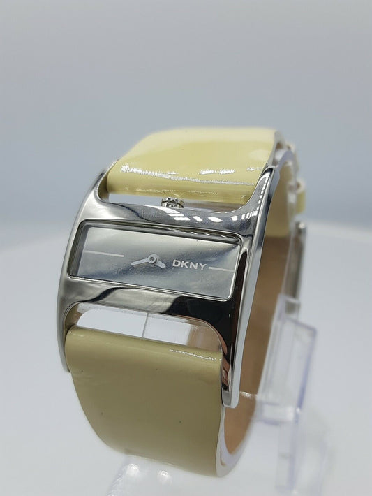 DKNY NY4135 ladies watch white strap time only analog NY-4135 3 ATM