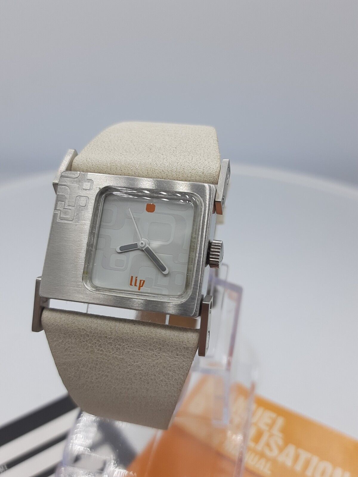 LIP 1870882 ladies analog watch Disco Grey French design 3ATM