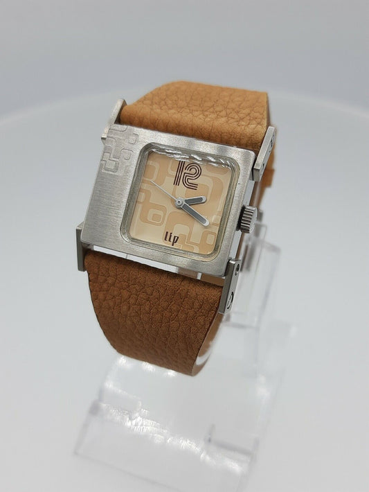 LIP 1870872 ladies analog watch Disco Beige French design 3ATM