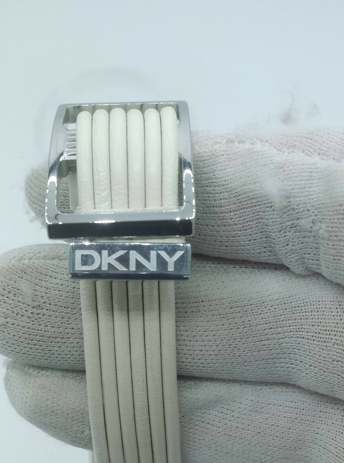 DKNY NY4112 ladies watch time only analog full white  NY-4112 3 ATM