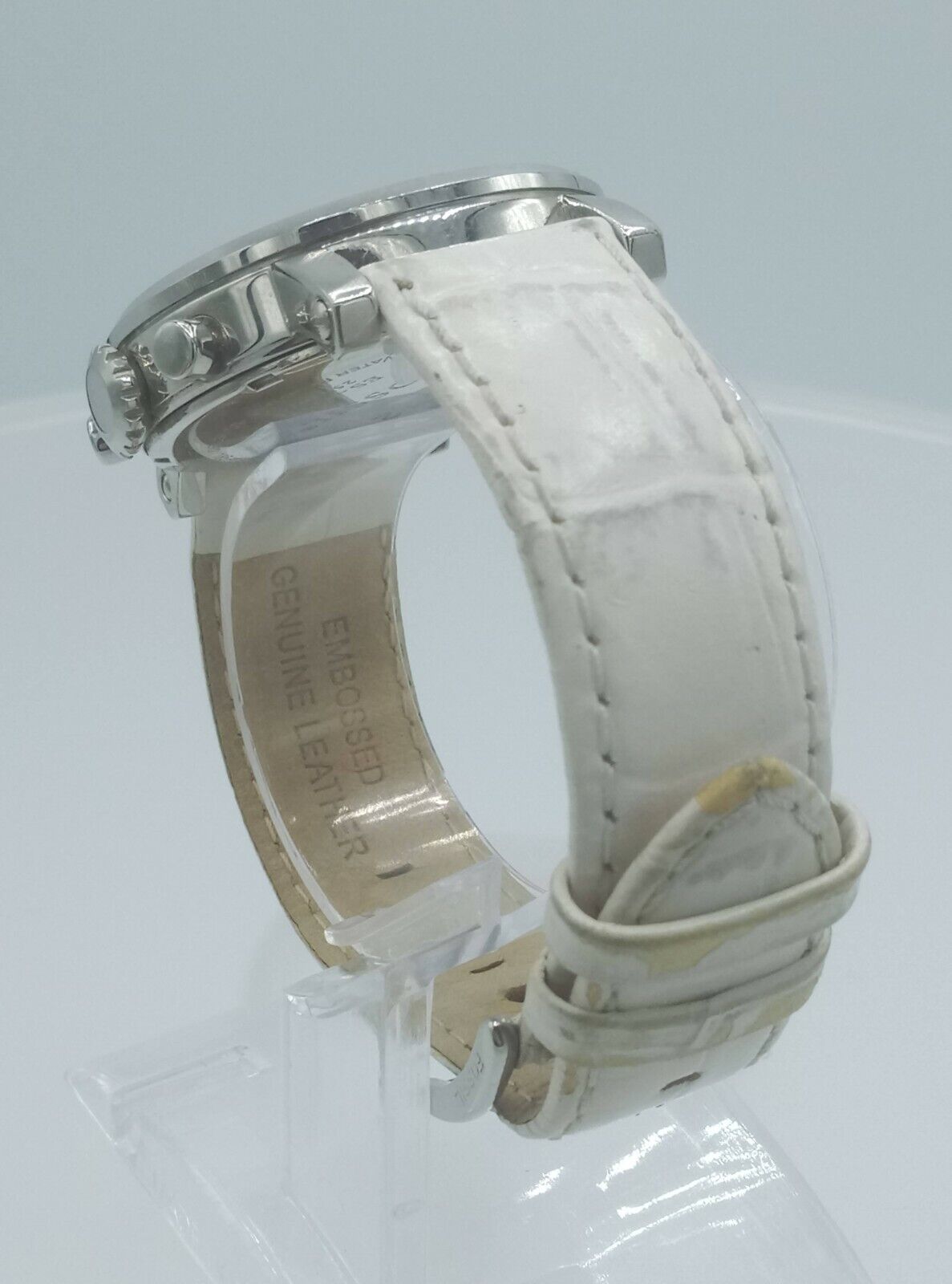 Fossil F2 ES1794 ladies chronograph watch white strap ES-1794 analog 5 ATM