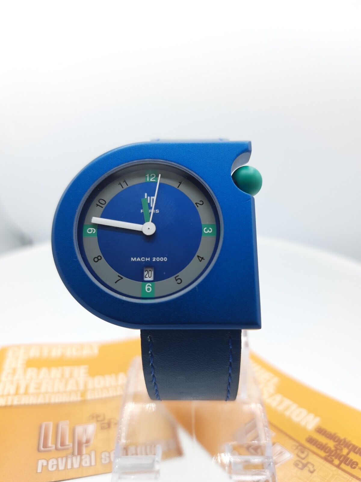 LIP 1808152 unisex analog watch mach 2000 Blue moon French design 3ATM