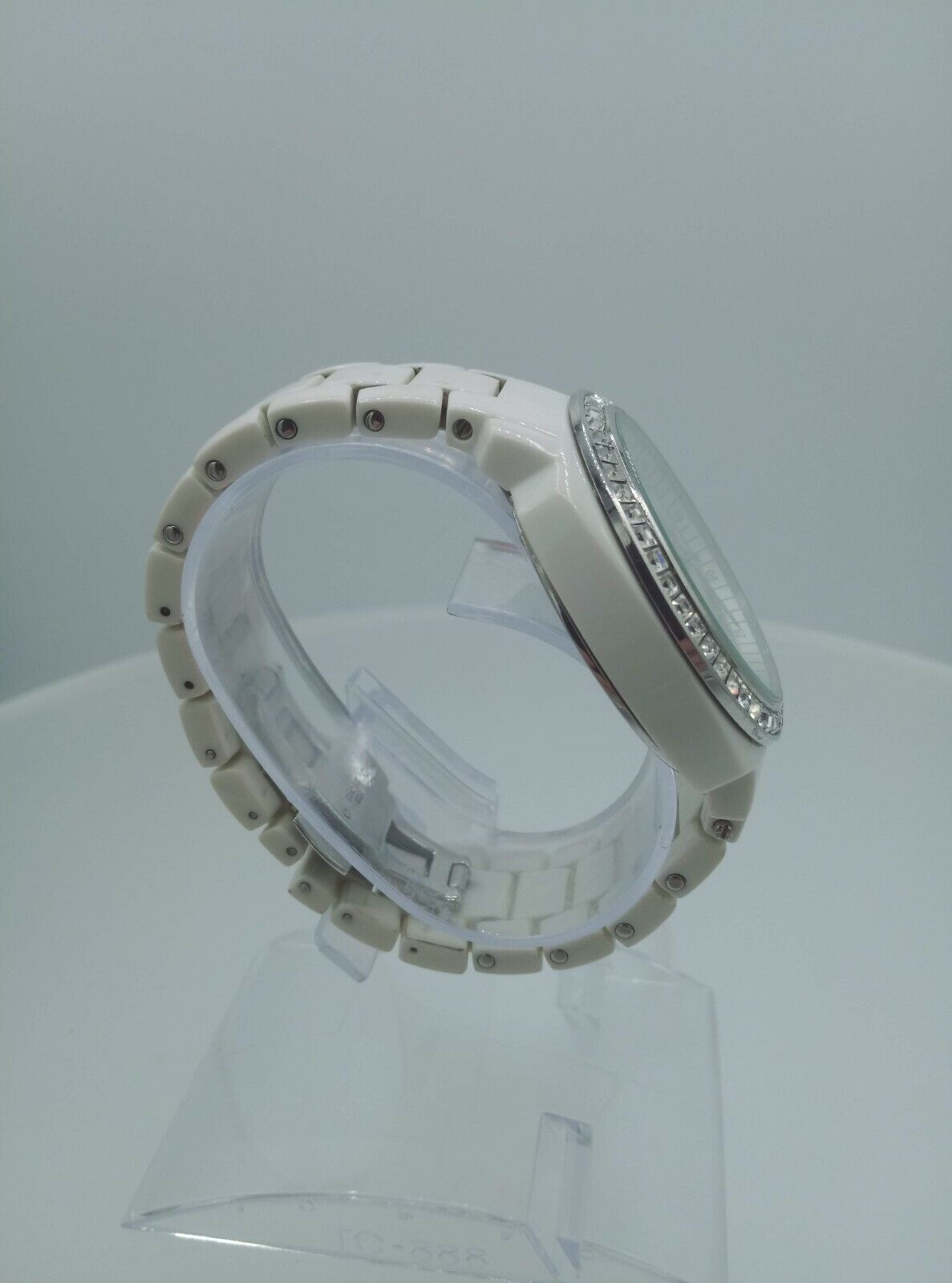 Michael Kors MK5079 ladies watch white plastic chrono watch MK-5079 5 ATM