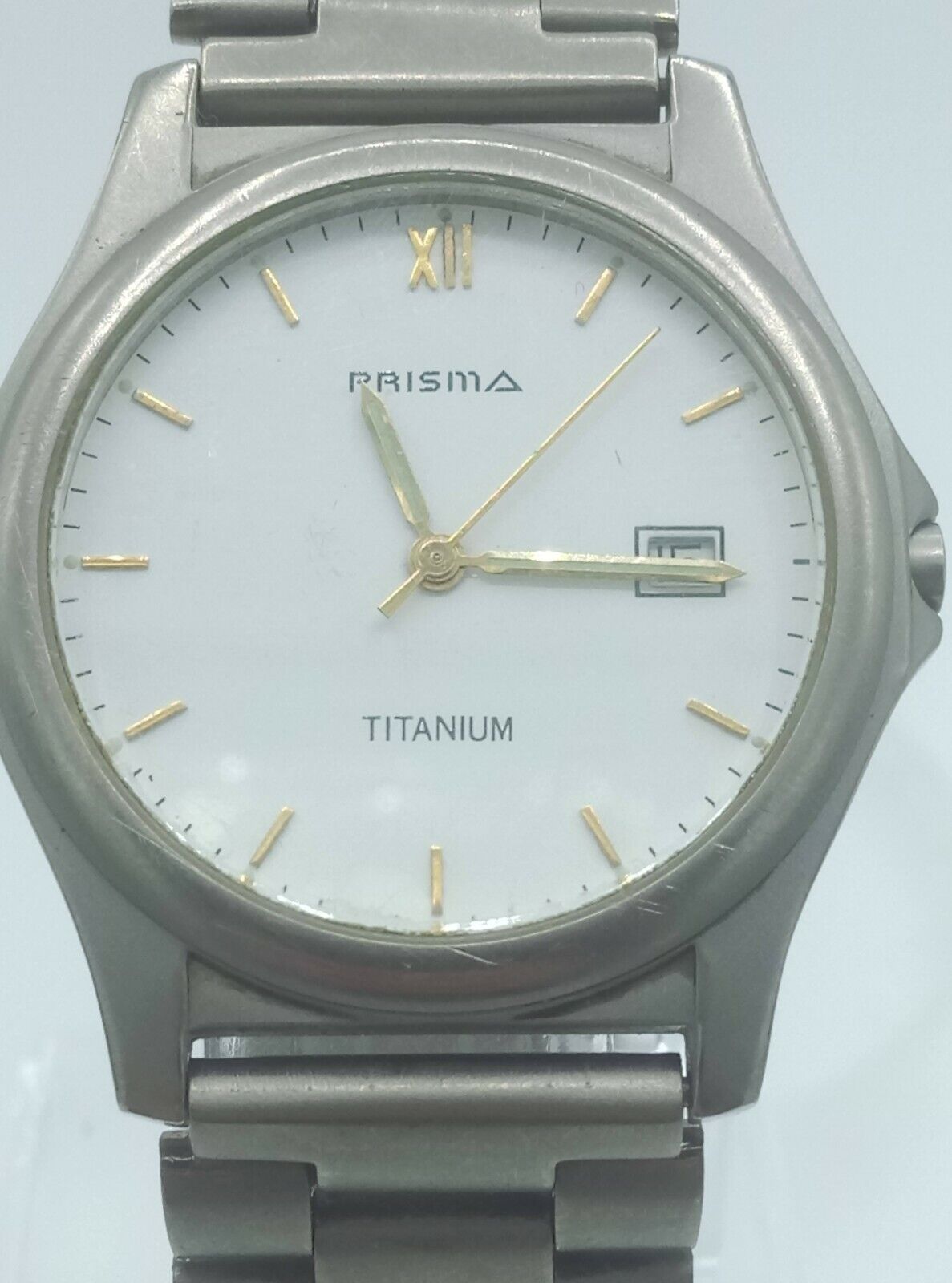 Prisma Titanium men's watch 509.24.191 solid titanium links bracelet 5 ATM