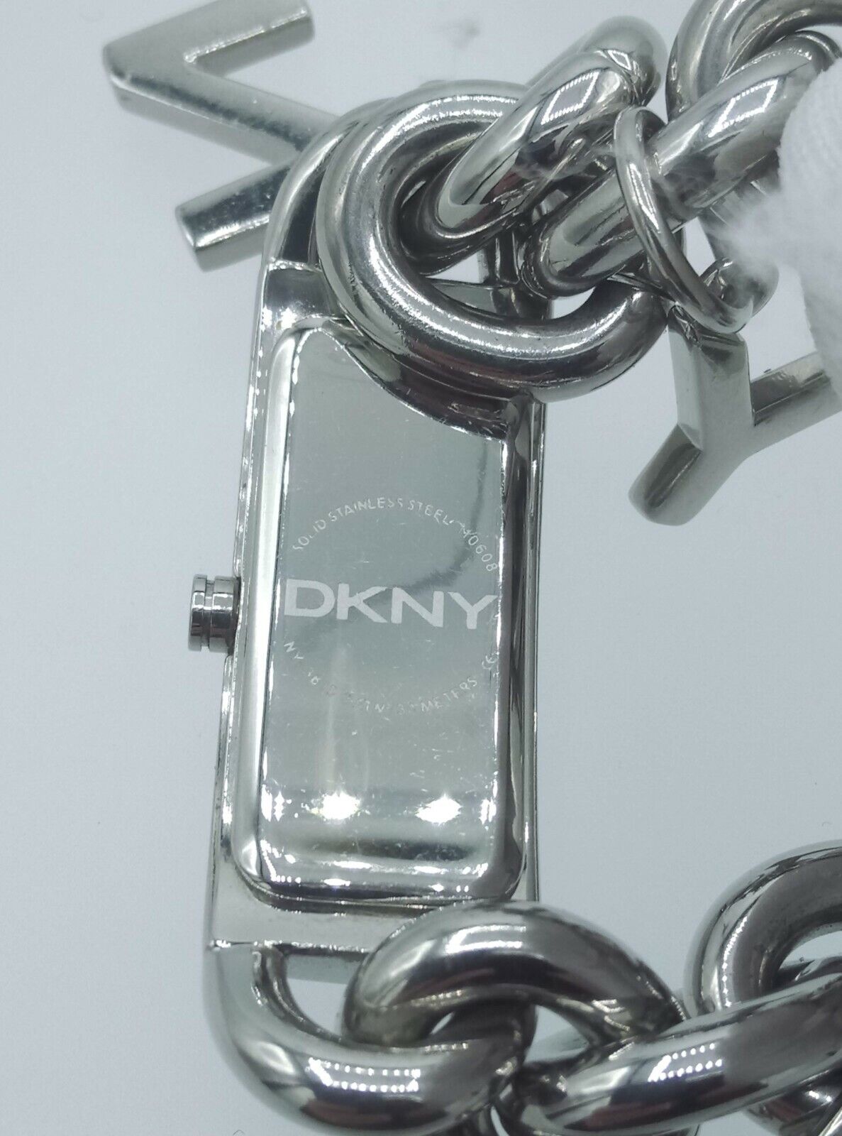 DKNY NY3615 ladies full steel time only watch chain bracelet NY-3515 3 ATM