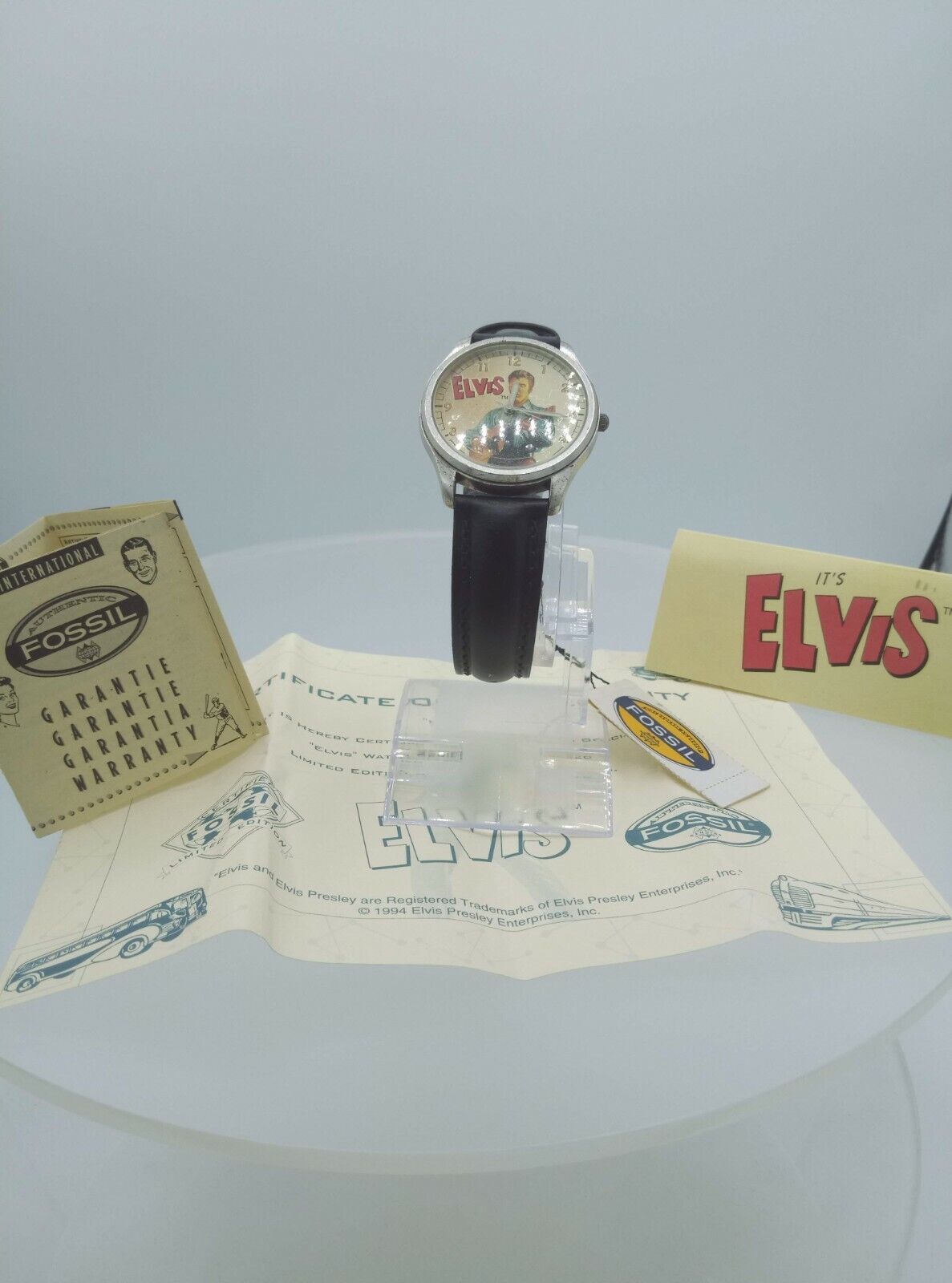 Fossil Elvis Limited Edition Unisex Uhr LI-1287 Nr. 14965/20000 NOS