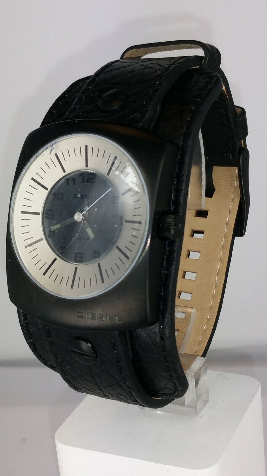 Diesel DZ2053 unisex full black watch ana/digi DZ-2053 Analog 10 ATM