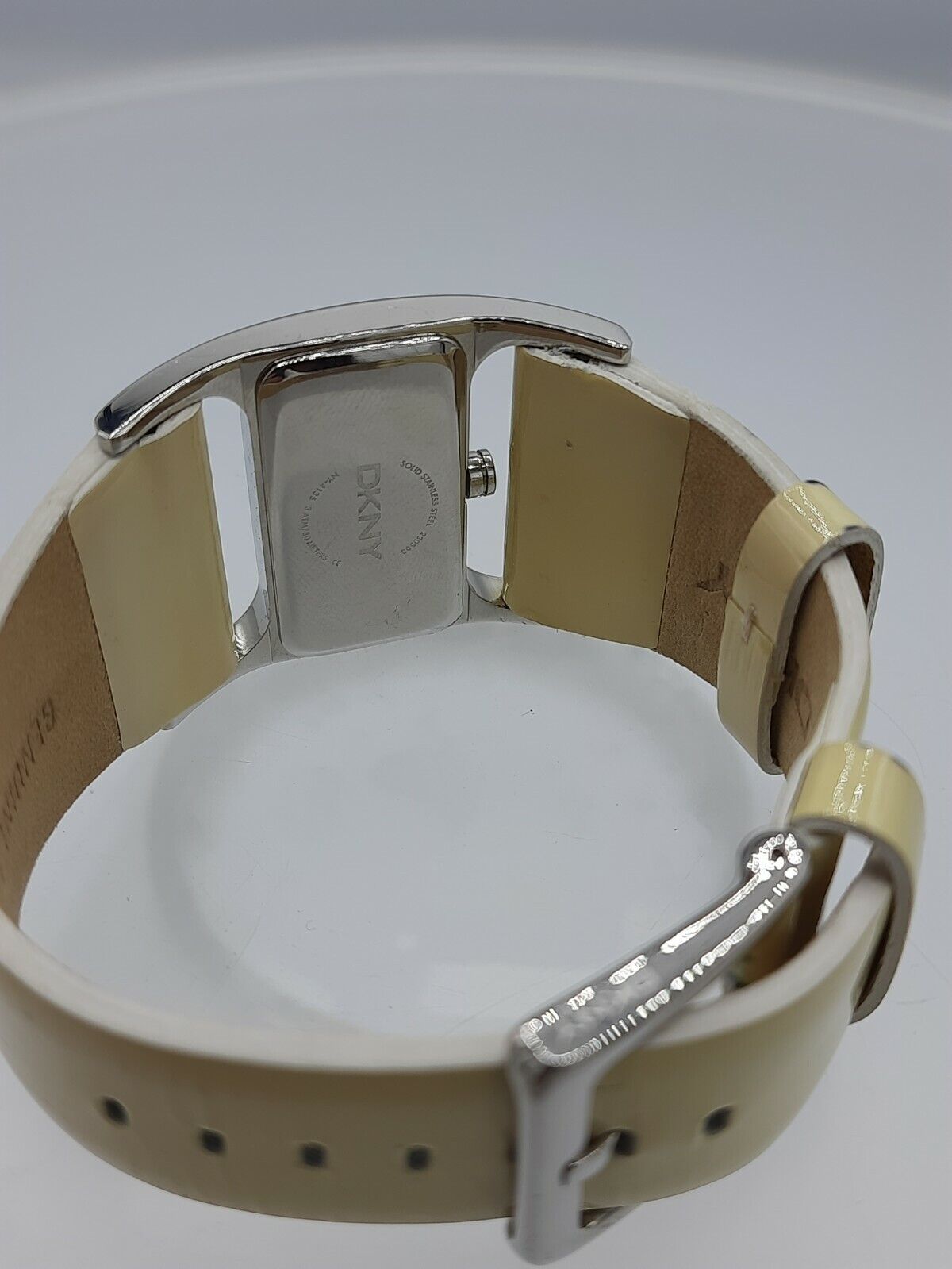 DKNY NY4135 ladies watch white strap time only analog NY-4135 3 ATM