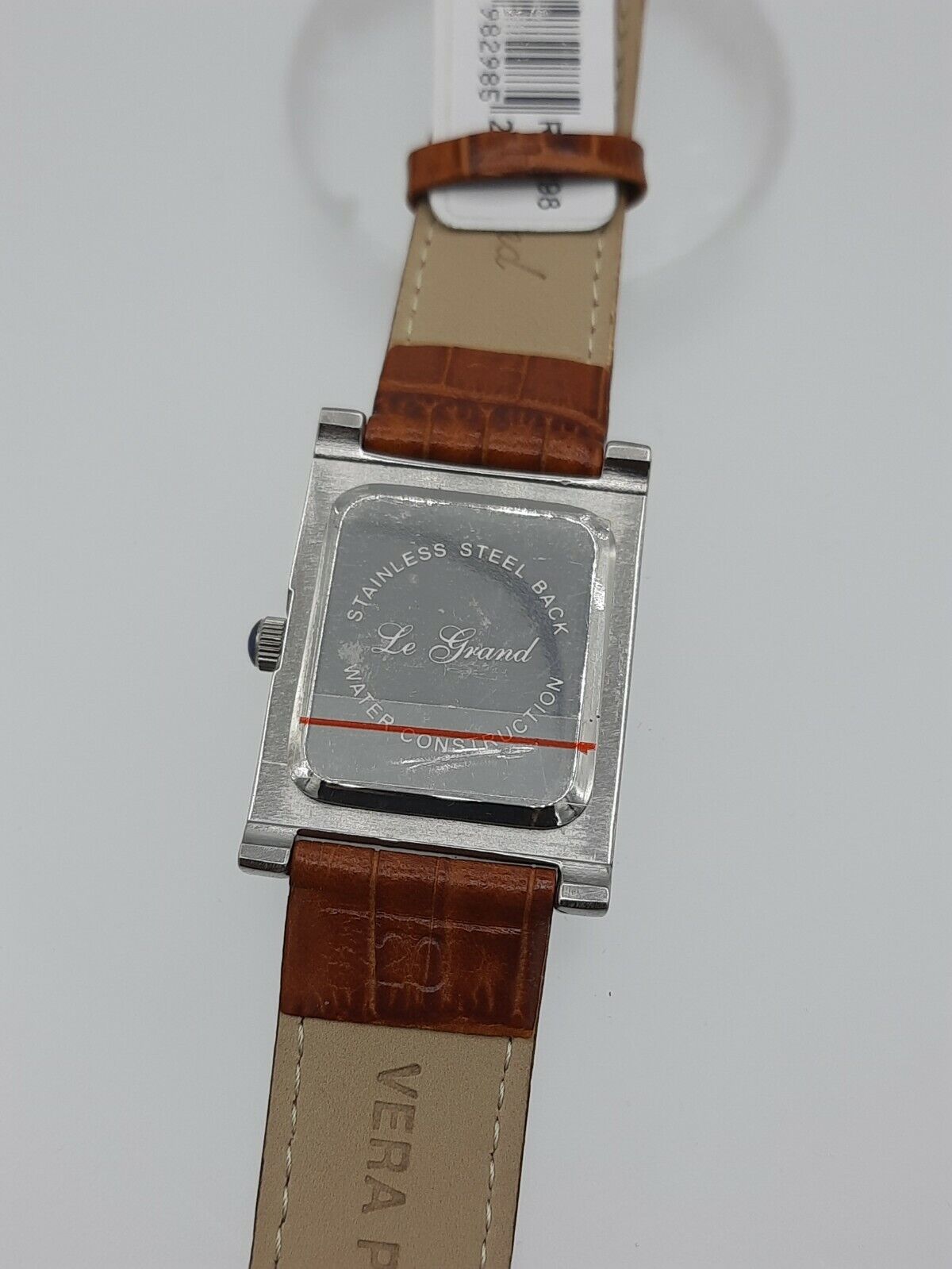 Montre homme Le Grand look cool vintage marron blanc analogique 3 ATM