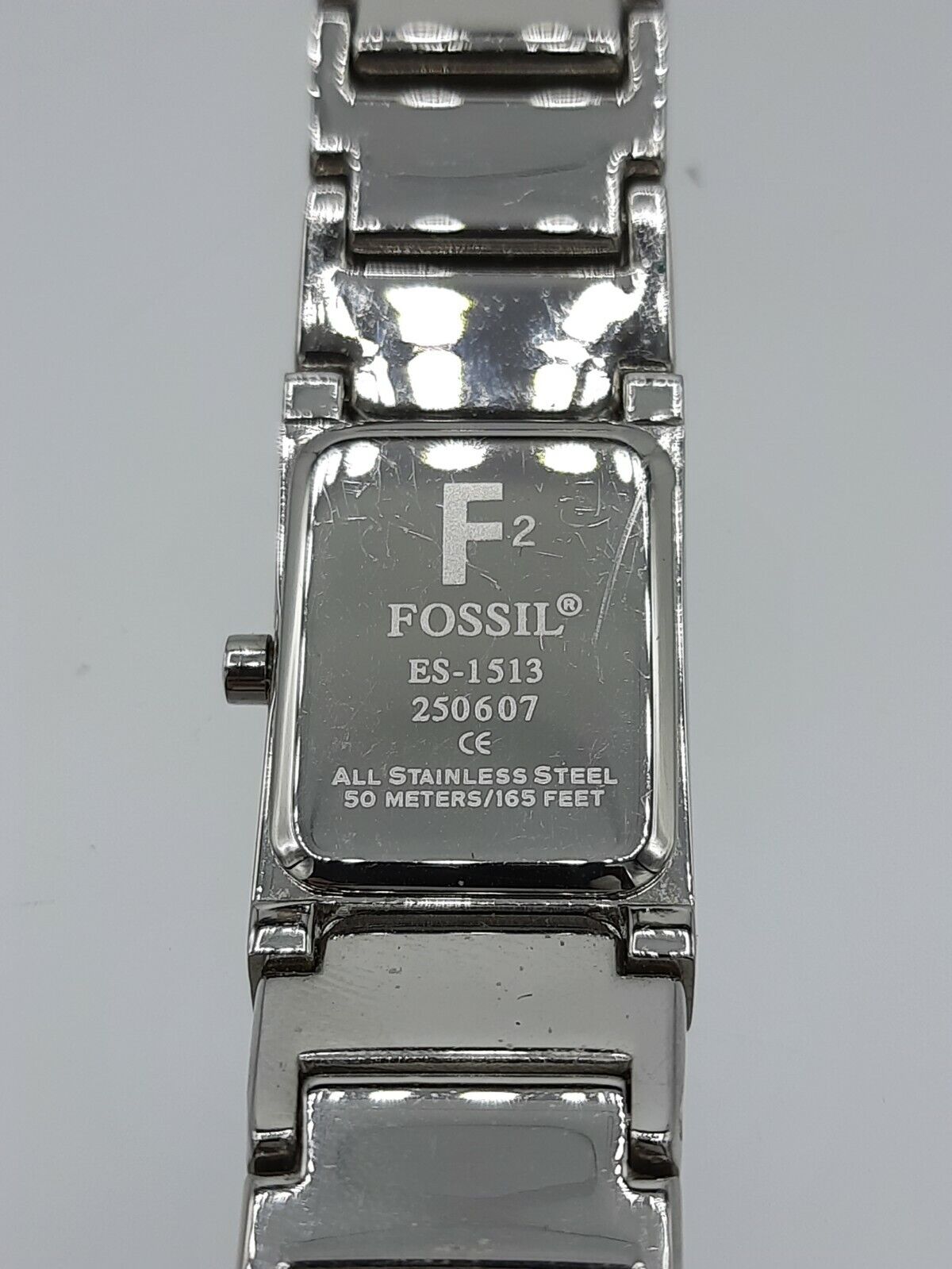 Fossil ES1513 ladies watch stainless steel ES-1513analog 5 ATM