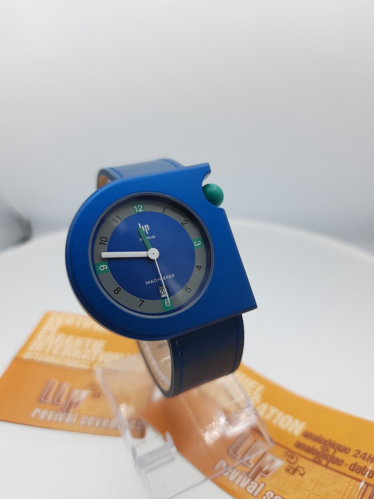 LIP 1808152 unisex analog watch mach 2000 Blue moon French design 3ATM