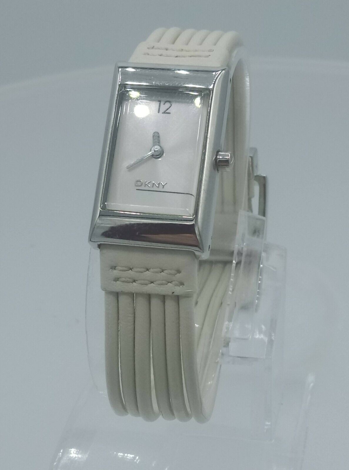 DKNY NY4112 ladies watch time only analog full white  NY-4112 3 ATM