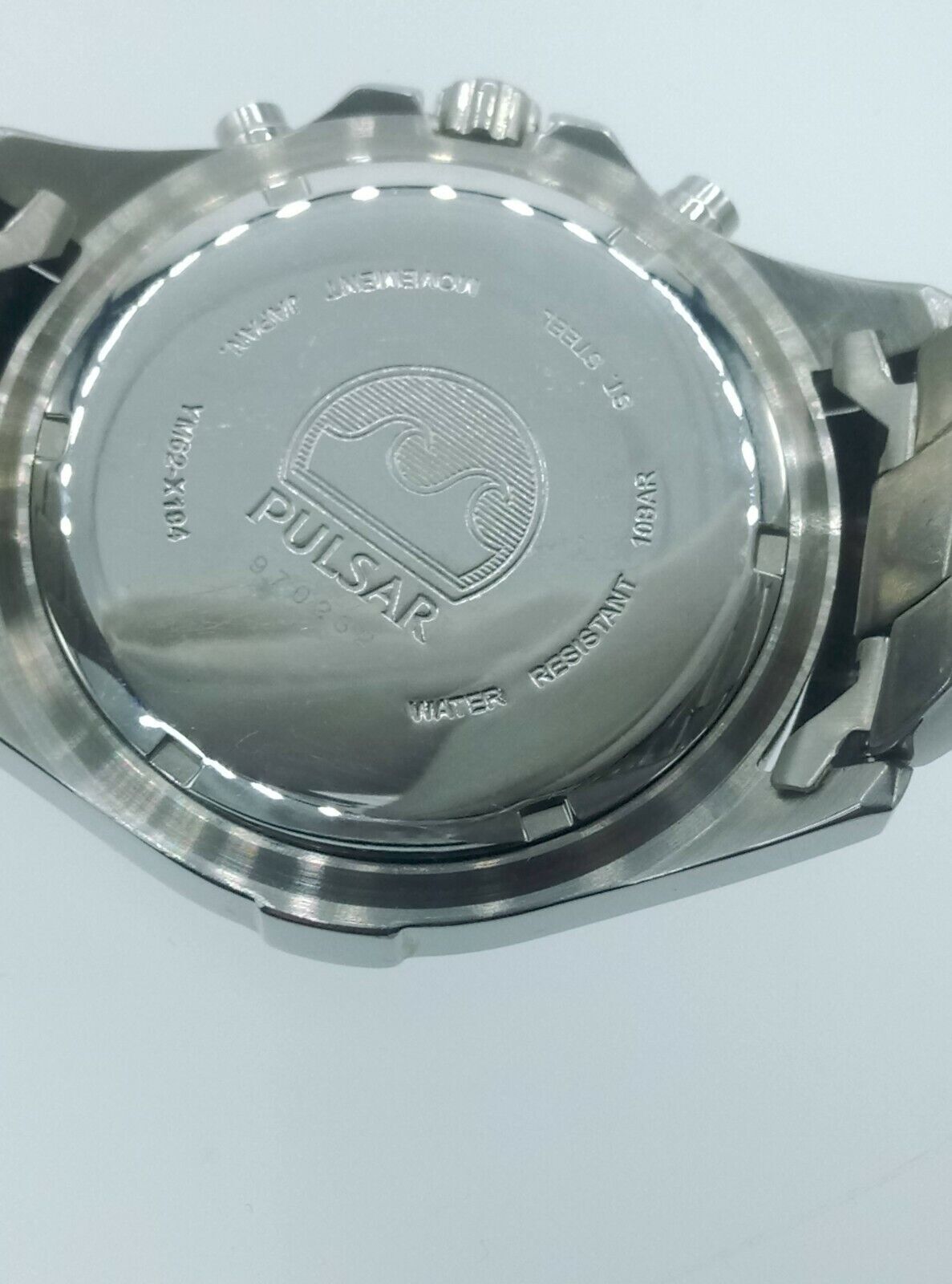 Pulsar VM82X194 orologio crono da uomo acciaio inossidabile massiccio...