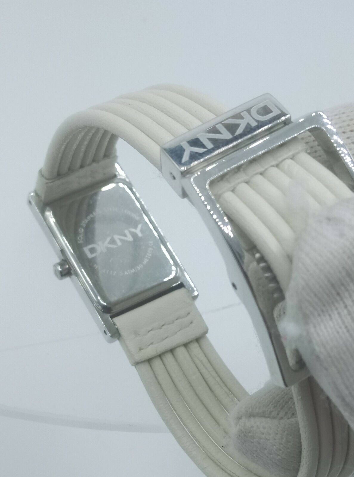 DKNY NY4112 ladies watch time only analog full white  NY-4112 3 ATM