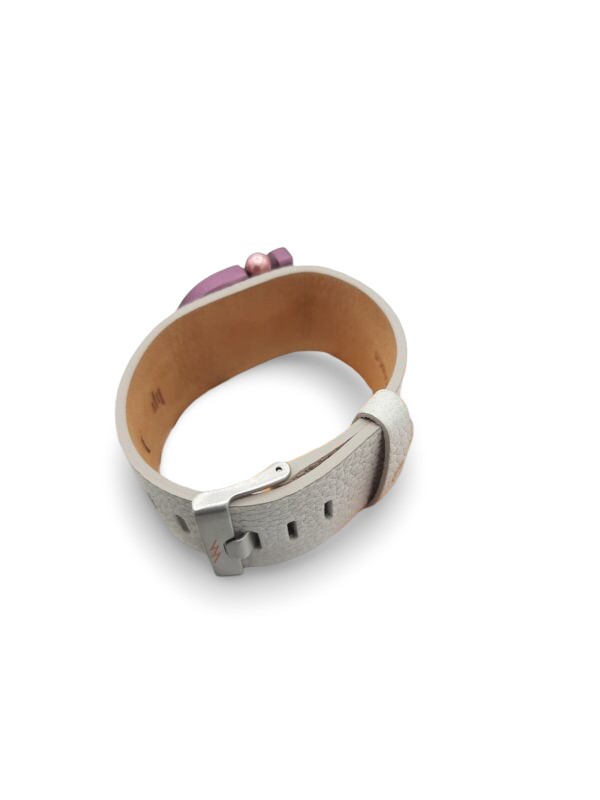 LIP 1890372 ladies analog time only watch Cabriole grey strap French design 3ATM