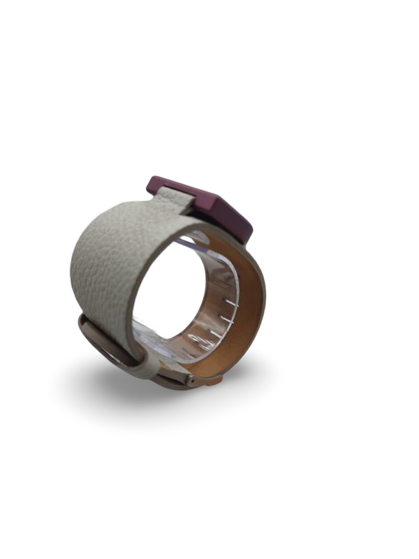 LIP 1890372 ladies analog time only watch Cabriole grey strap French design 3ATM